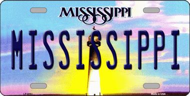 LP-6551 Mississippi Novelty Metal License Plate
