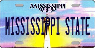 LP-6552 Mississippi State Novelty Metal License Plate