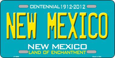 LP-6669 New Mexico Novelty Metal License Plate