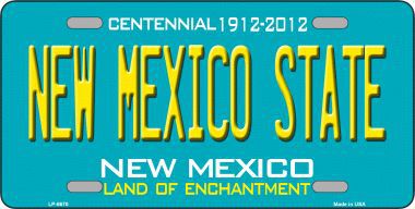 LP-6670 New Mexico State Novelty Metal License Plate