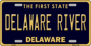 LP-6709 Delaware River Delaware Novelty Metal License Plate