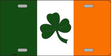 LP-6885 Shamrock Irish Flag Metal Novelty License Plate