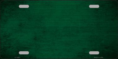LP-6901 Green Oil Rubbed Solid Metal Novelty License Plate
