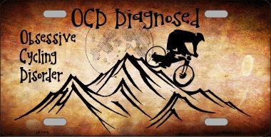 LP-7970 OCD Diagnosed Metal Novelty License Plate