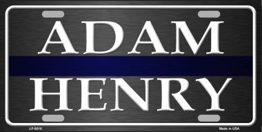 LP-8016 Adam Henry Novelty Metal License Plate