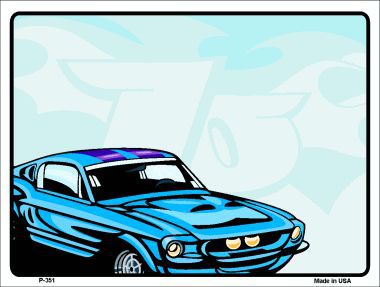 P-351 Classic Car Mustang Metal Novelty Parking Sign