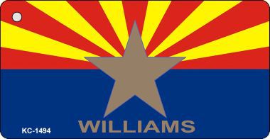 KC-1494 Williams Arizona State Flag Novelty Key Chain