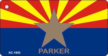 KC-1830 Parker Arizona State Flag Novelty Key Chain