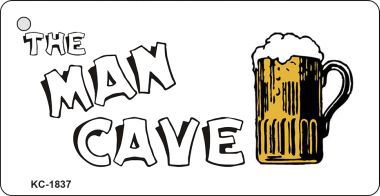 KC-1837 The Man Cave Novelty Key Chain