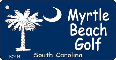 Myrtle Beach Golf Novelty Key Chain