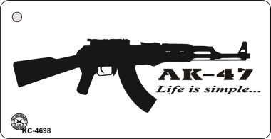 KC-4698 AK-47 Novelty Key Chain