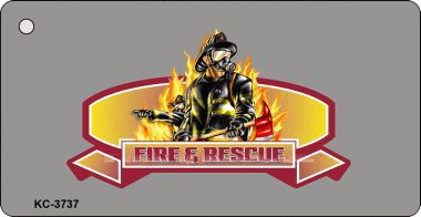 KC-3737 Fire Rescue Novelty Key Chain