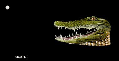 KC-3746 Gator OffSet Novelty Key Chain