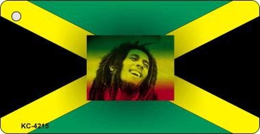 KC-4215 Jamaica Marley Flag Novelty Key Chain
