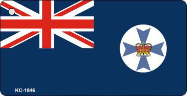 KC-1846 Queensland Flag Novelty Key Chain