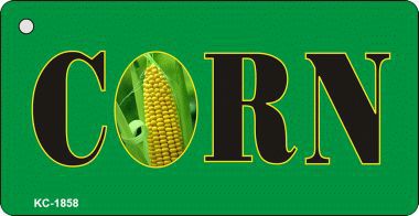 SMART BLONDE Corn Novelty Aluminum Key Chain KC-1858