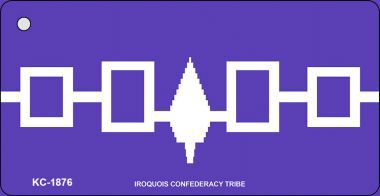 KC-1876 Iroquois Confederacy Tribe Novelty Key Chain