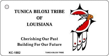 KC-1882 Tunica Biloxi Tribe Novelty Key Chain