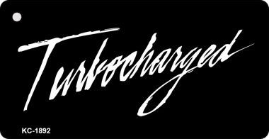 SMART BLONDE Turbocharged Novelty Aluminum Key Chain KC-1892