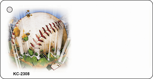KC-2308 Baseball OffSet Novelty Key Chain
