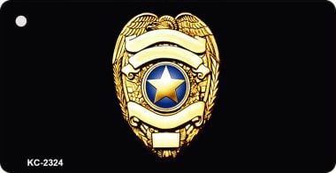 KC-2324 Police Badge Novelty Key Chain