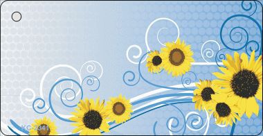 KC-2341 Sun Flowers Novelty Key Chain