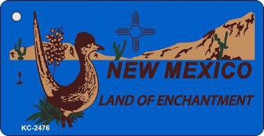KC-2476 New Mexico Blue Novelty Key Chain