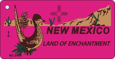 KC-2479 New Mexico Pink Novelty Key Chain