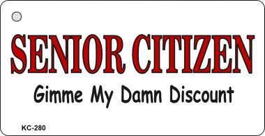 KC-280 Senior Citizen Novelty Key Chain