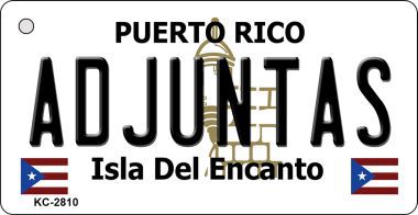 KC-2810 Adjuntas Puerto Rico Flag Novelty Key Chain