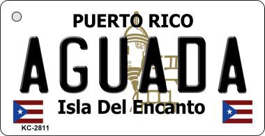 KC-2811 Aguada Puerto Rico Flag Novelty Key Chain