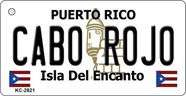 Cabo Rojo Puerto Rico Flag Novelty Key Chain