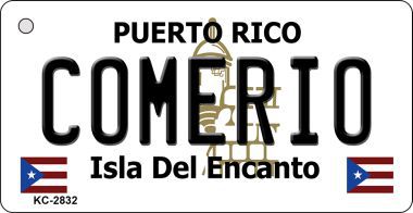 KC-2832 Comerio Puerto Rico Flag Novelty Key Chain