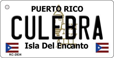 KC-2834 Culebra Puerto Rico Flag Novelty Key Chain