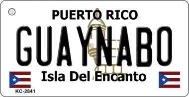 KC-2841 Guaynabo Puerto Rico Flag Novelty Key Chain