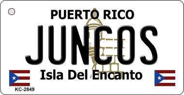 KC-2849 Juncos Puerto Rico Flag Novelty Key Chain