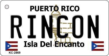 KC-2869 Rincon Puerto Rico Flag Novelty Key Chain