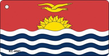 KC-4041 Kiribati Flag Novelty Key Chain