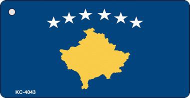 KC-4043 Kosovo Flag Novelty Key Chain