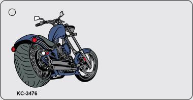 KC-3476 Motorcycle OffSet Novelty Key Chain