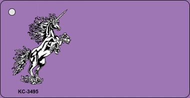 KC-3495 Unicorn Purple OffSet Novelty Key Chain