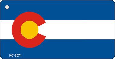 KC-3571 Colorado State Flag Novelty Key Chain
