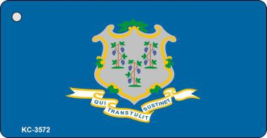 KC-3572 Connecticut State Flag Novelty Key Chain