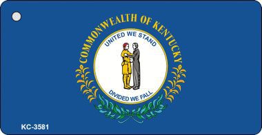 KC-3581 Kentucky State Flag Novelty Key Chain