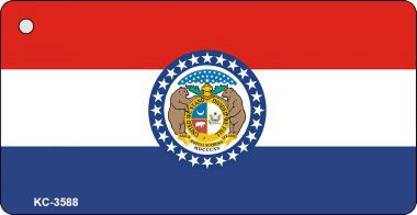 KC-3588 Missouri State Flag Novelty Key Chain