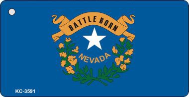 KC-3591 Nevada State Flag Novelty Key Chain