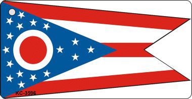 KC-3596 Ohio State Flag Novelty Key Chain