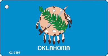 KC-3597 Oklahoma State Flag Novelty Key Chain