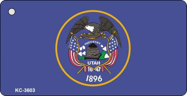 KC-3603 Utah State Flag Novelty Key Chain
