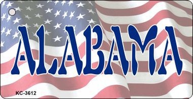 KC-3612 Alabama Novelty Key Chain
